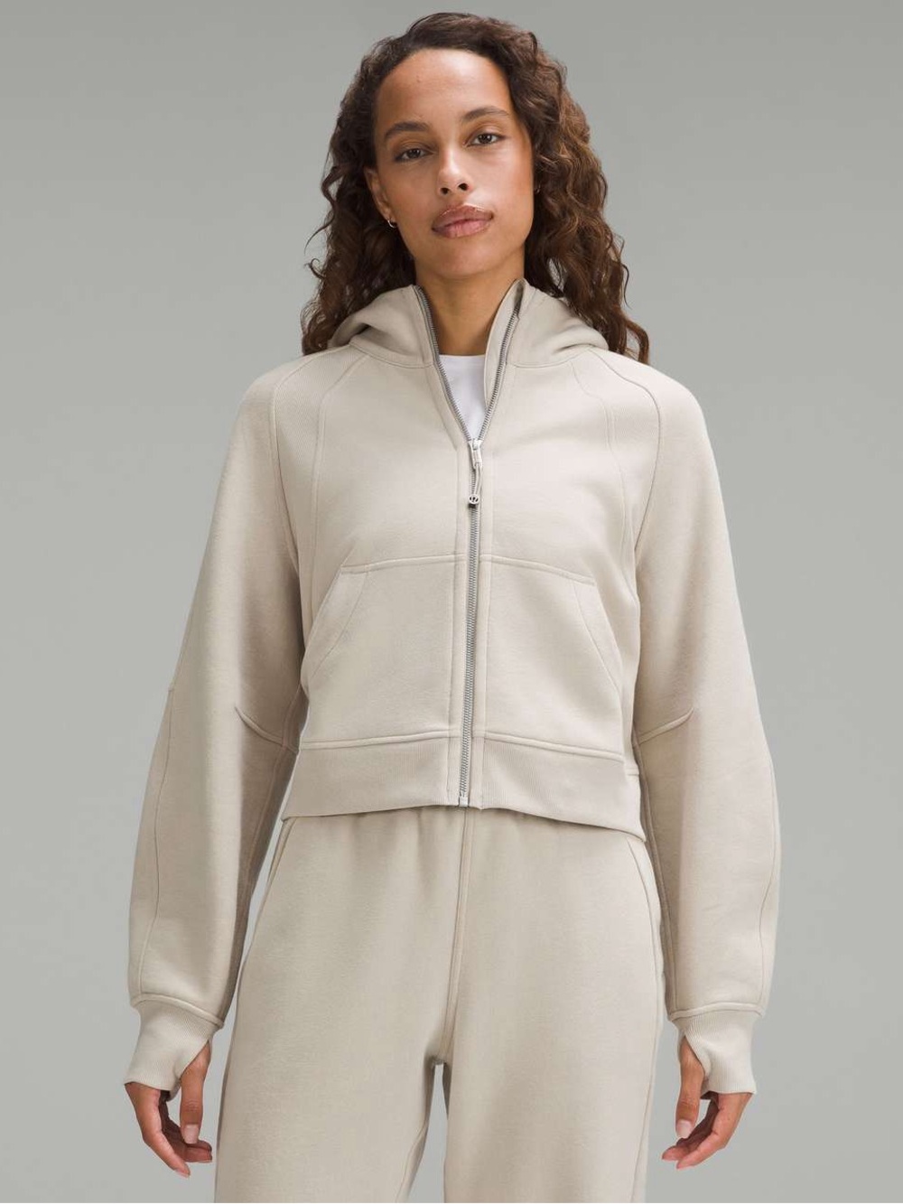 Lululemon Scuba Oversized Full-Zip Hoodie - Mojave Tan